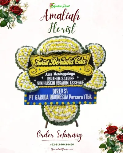 Papan Bunga Duka di Sambigede