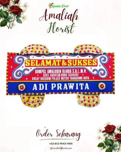 Karangan Bunga Ucapan Selamat di Sambigede