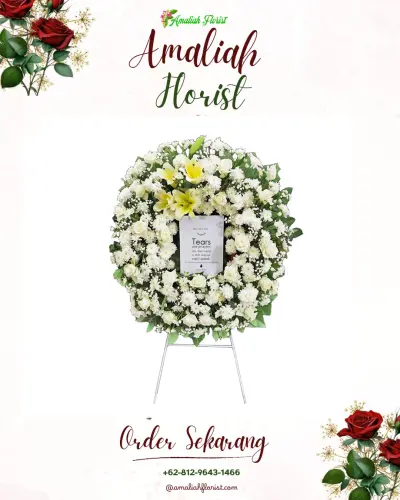 Krans Bunga Duka Cita di Sambigede